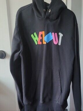 HELMUT LANG STAMP HOODIE SWEATSHIRT